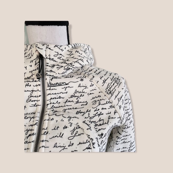 Lululemon Manifesto Script Scuba Hoodie. Sz. 4 - Picture 3 of 7